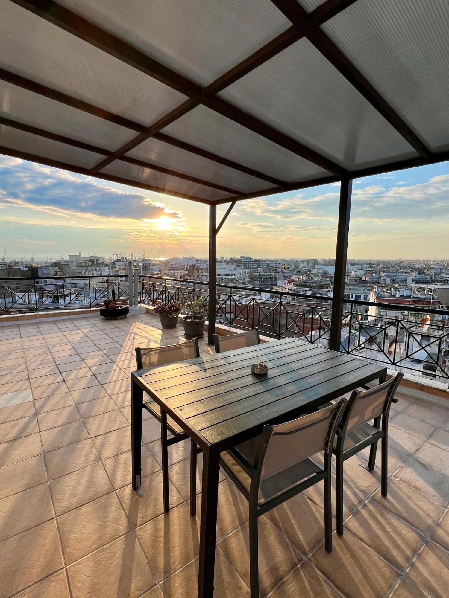 180° Rooftop View Thessaloniki Exterior foto