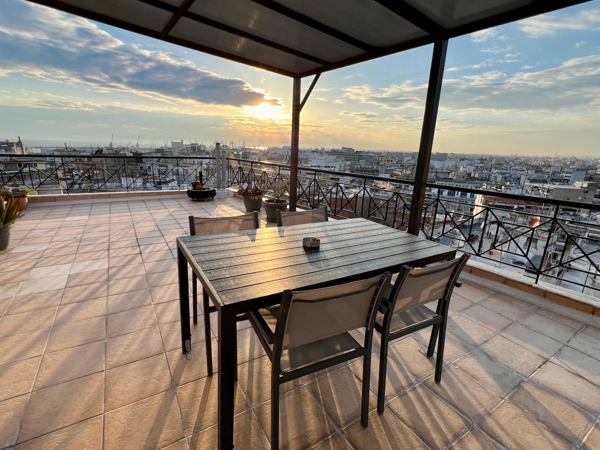 180° Rooftop View Thessaloniki Exterior foto