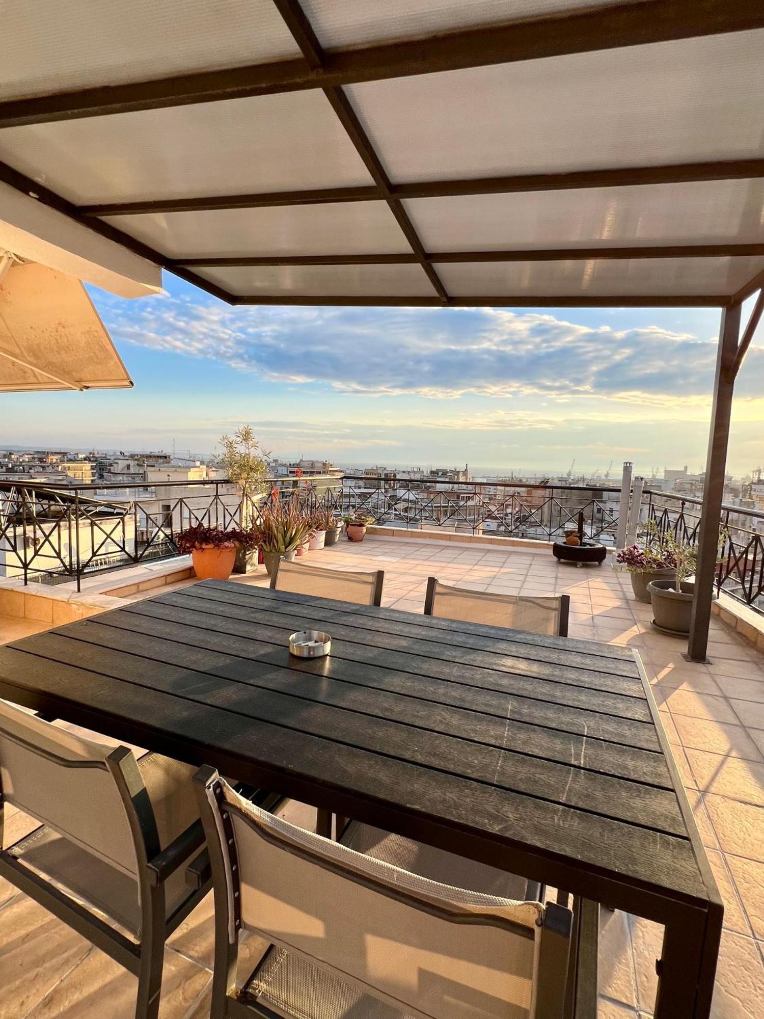 180° Rooftop View Thessaloniki Exterior foto