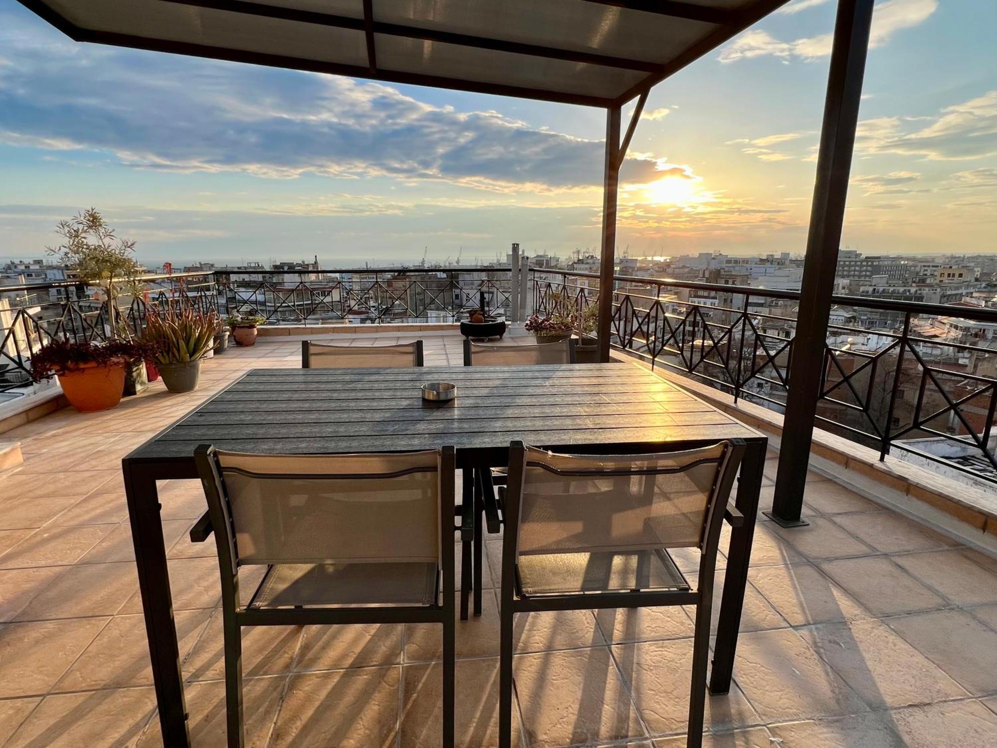 180° Rooftop View Thessaloniki Exterior foto