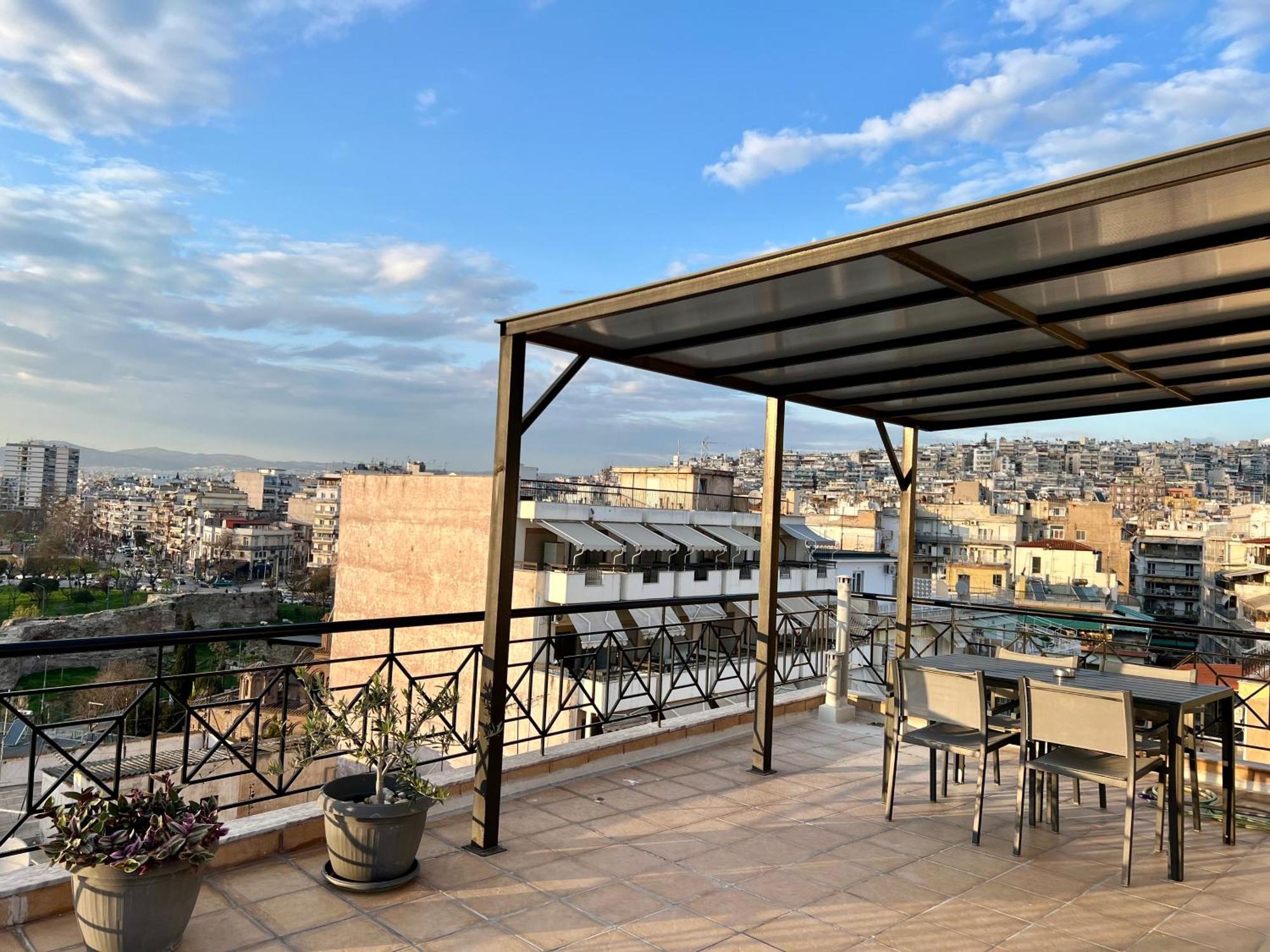 180° Rooftop View Thessaloniki Exterior foto